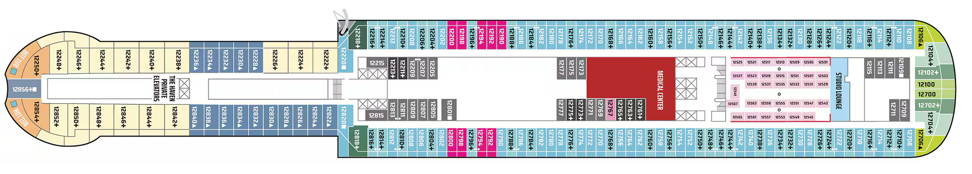 Deck 12 plan